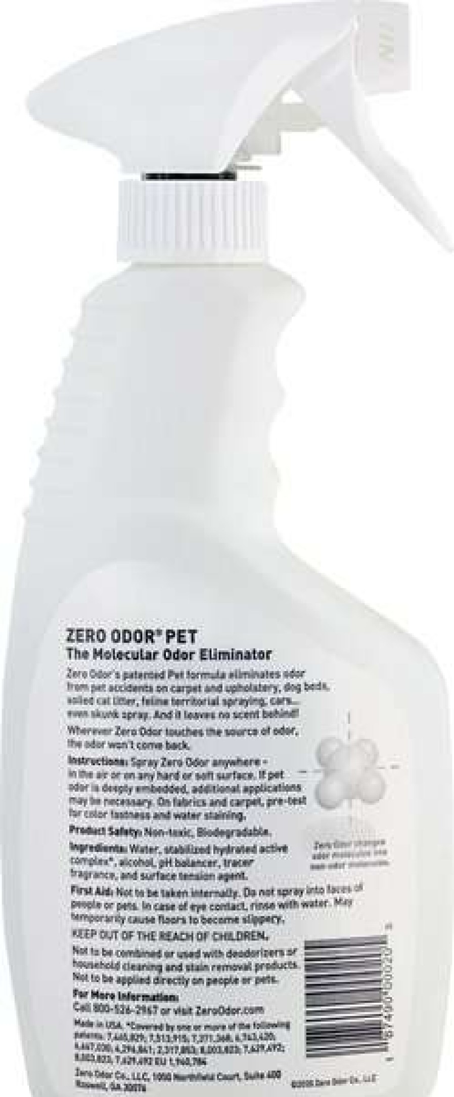 Cleaning & Potty * | Zero Odor Pet Odor Eliminator Spray, 16-Oz Bottle Outlet