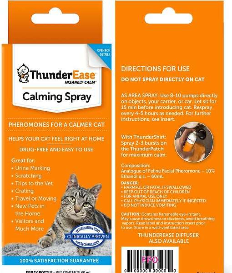 Cat * | Thunderease Calming Spray For Cats, 2-Oz Shop