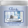 Cleaning & Potty * | Clear Air Fresh Linen Odor Absorbing Solid Gel, 15-Oz Jar Store