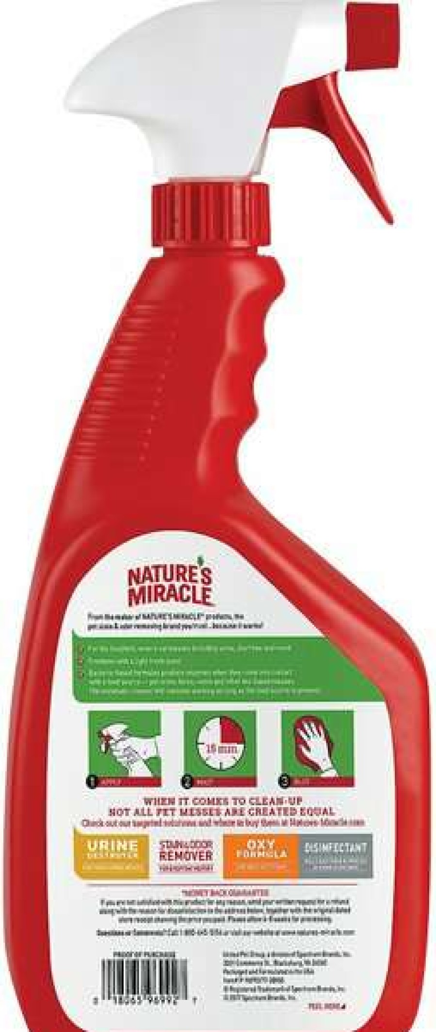 Cat * | Nature'S Miracle Advanced Just For Cats Stain & Odor Remover Spray, 32-Oz Bottle Hot Sale