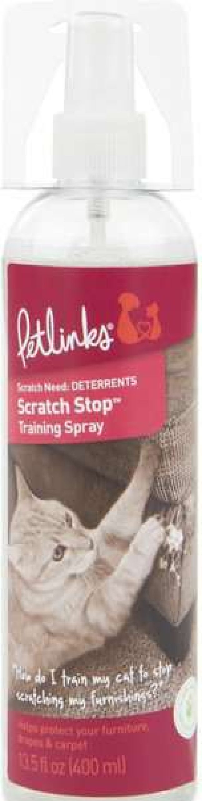 Cat * | Petlinks Scratch Stop Deterrent Training Cat Spray, 13.5-Oz Bottle Sale