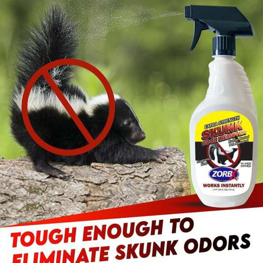 Cleaning & Potty * | Zorbx Extra Strength Skunk Odor Remover, 24-Oz Bottle Shop