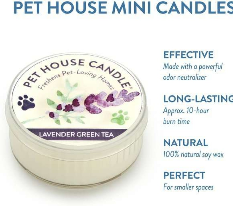 Home Goods * | Pet House Lavender Green Tea Natural Soy Candle, 1.5-Oz Jar Discount