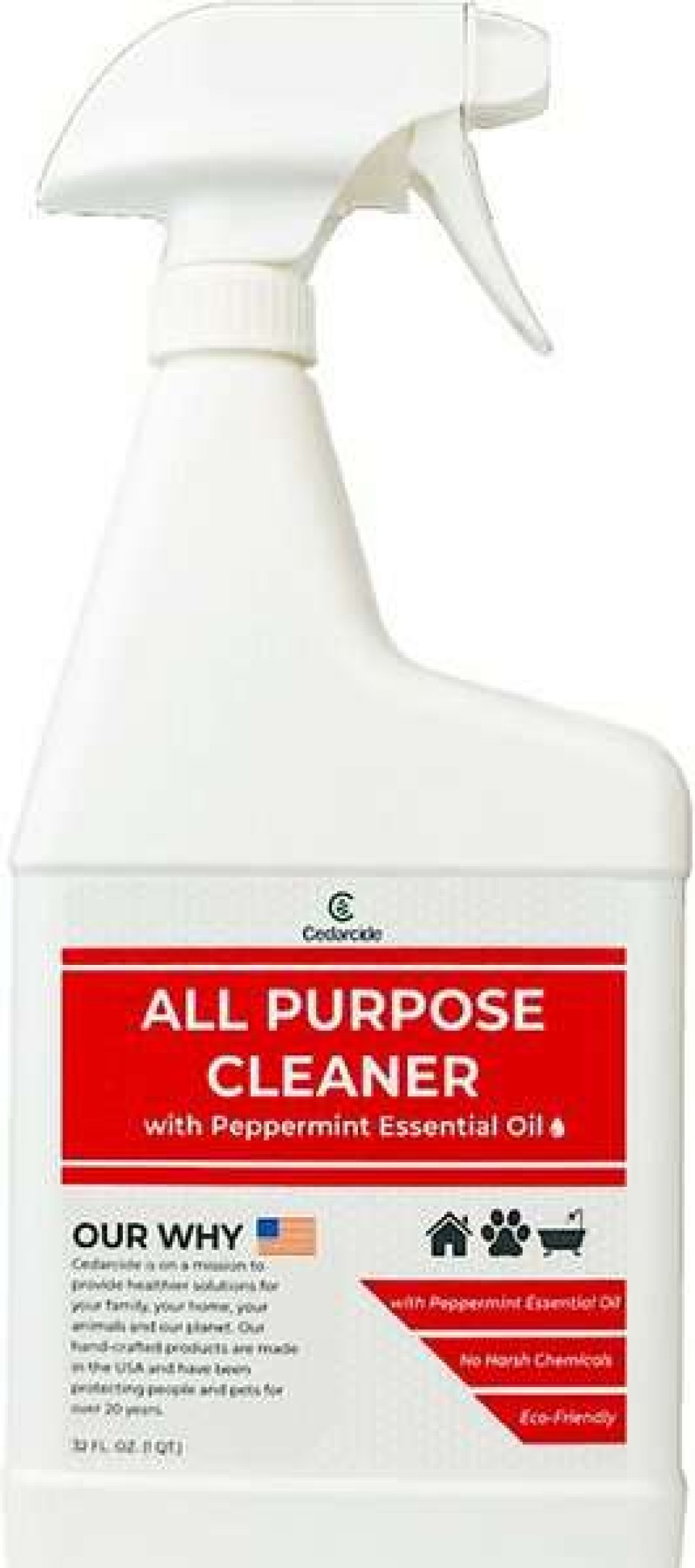 Cleaning & Potty * | Cedarcide Peppermint Essential Oil All-Purpose Cleaner Outlet