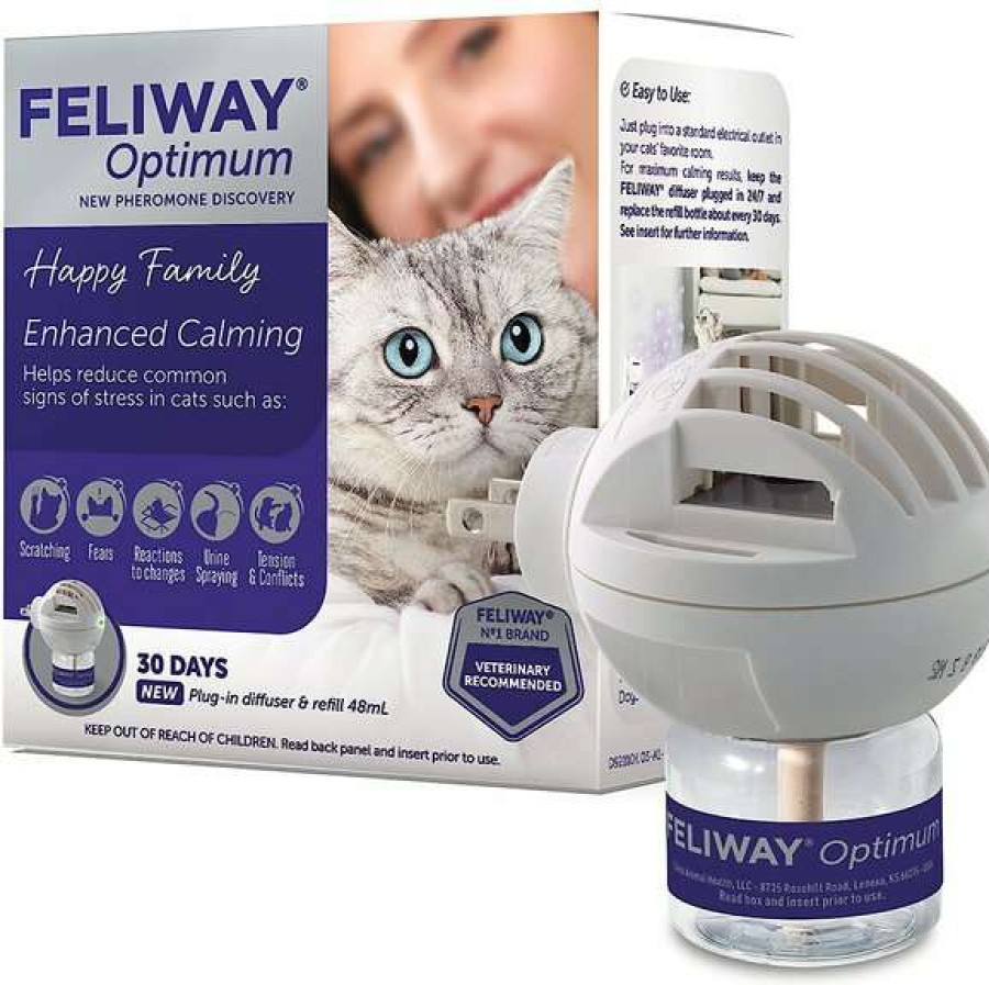 Cat * | Feliway Optimum Enhanced Calming 30 Day Diffuser For Cats Shop