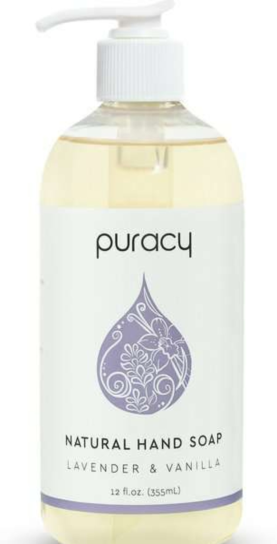 Cleaning & Potty * | Puracy Lavender & Vanilla Natural Liquid Pet Hand Soap, 12-Oz Bottle Promotions