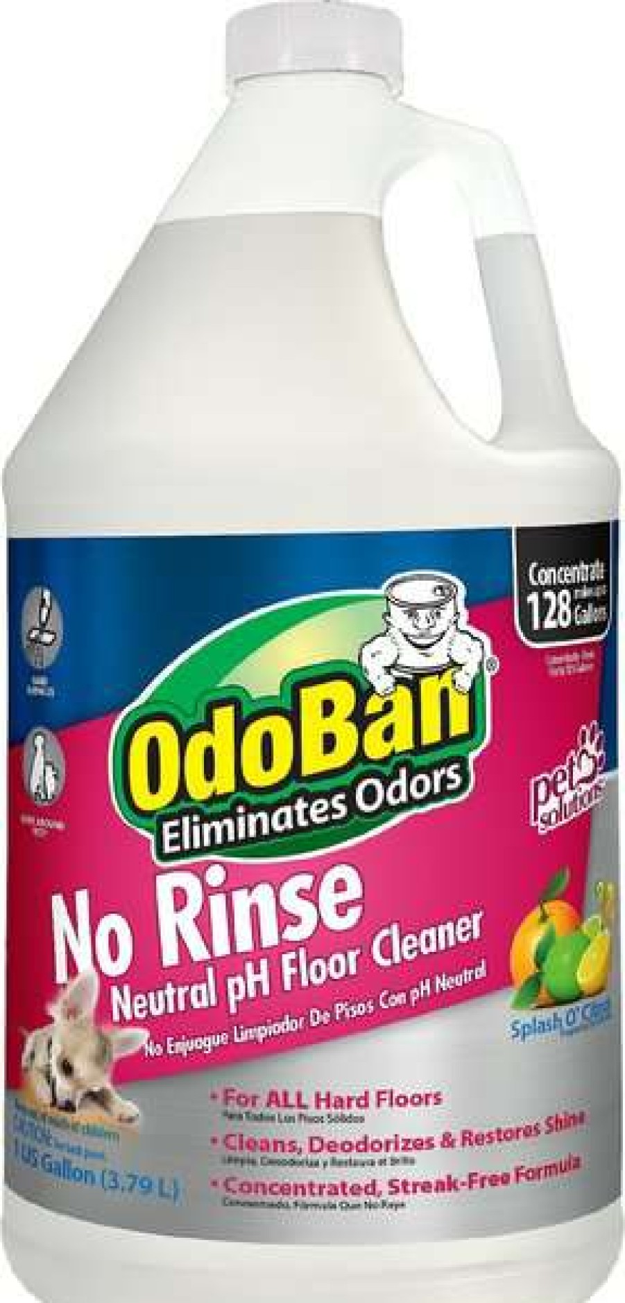 Cleaning & Potty * | Odoban No Rinse Neutral Ph Floor Cleaner, Citrus Scent, 1-Gal Bottle Shop