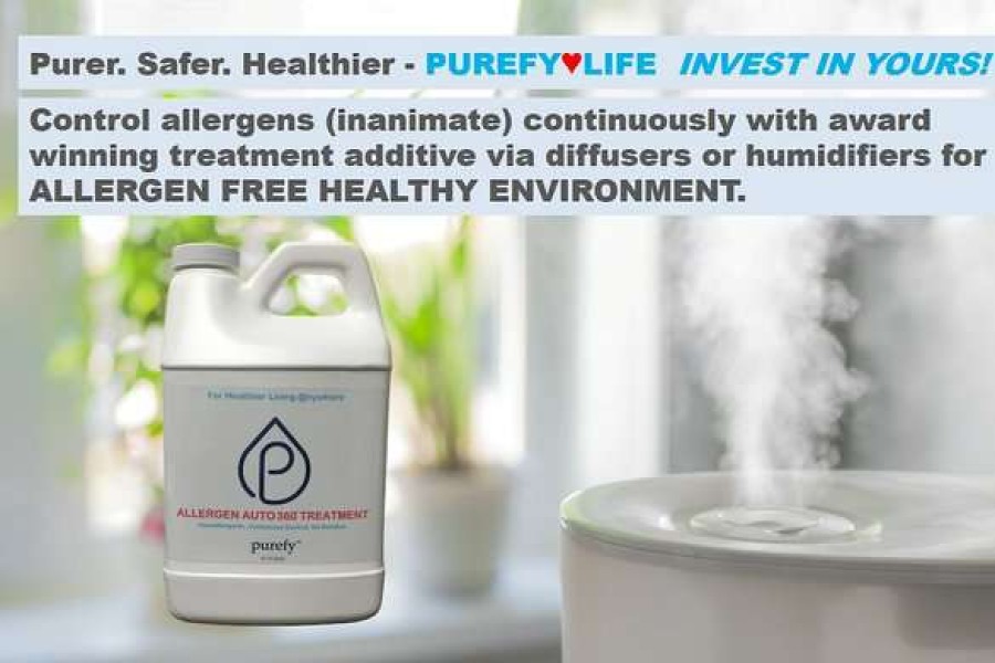 Cleaning & Potty * | Purefy Allergen Auto 360 Treatment Solution, 68-Oz Bottle Promotions