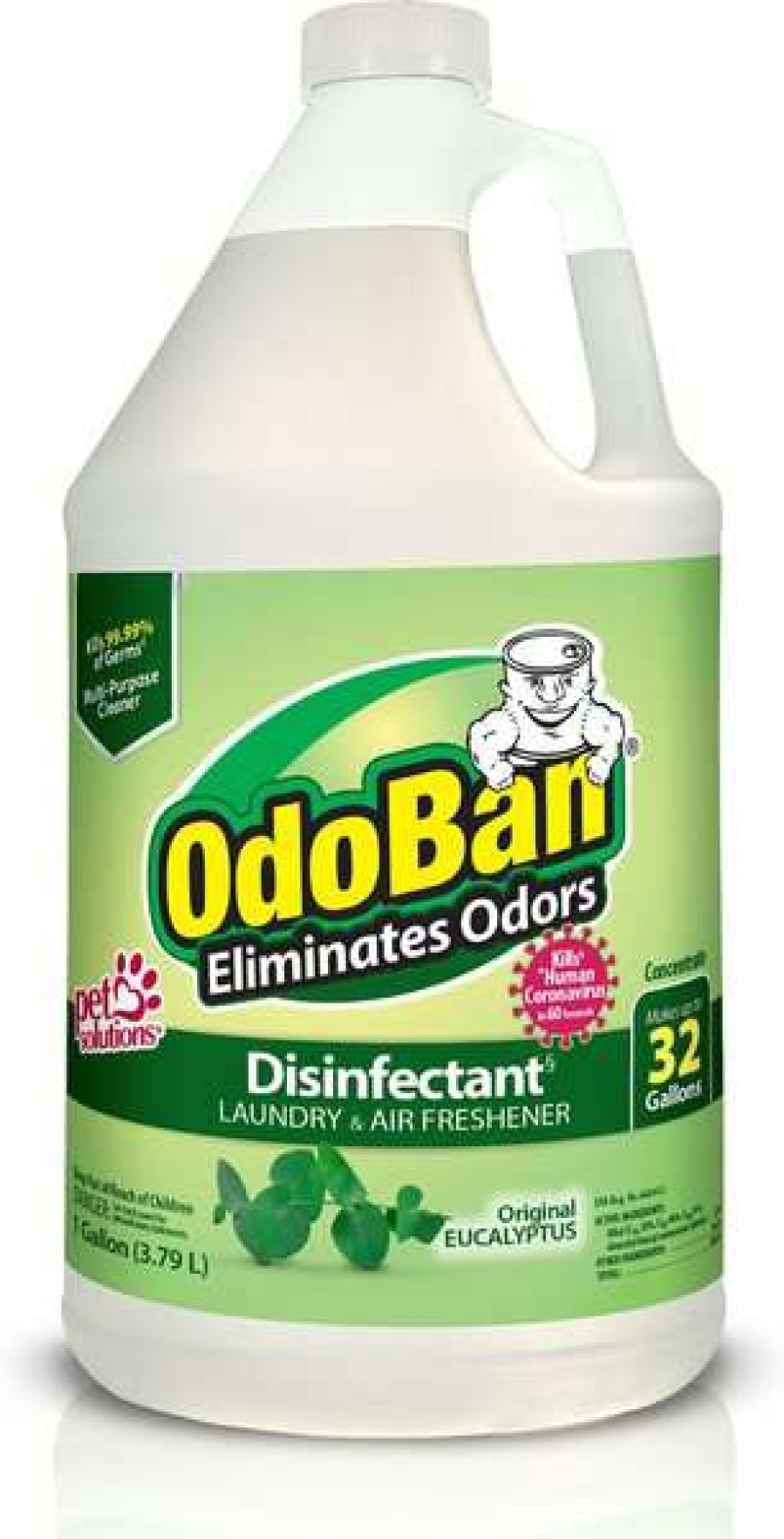 Cleaning & Potty * | Odoban Disinfectant Laundry & Air Freshener Concentrate, Eucalyptus Scent Shop