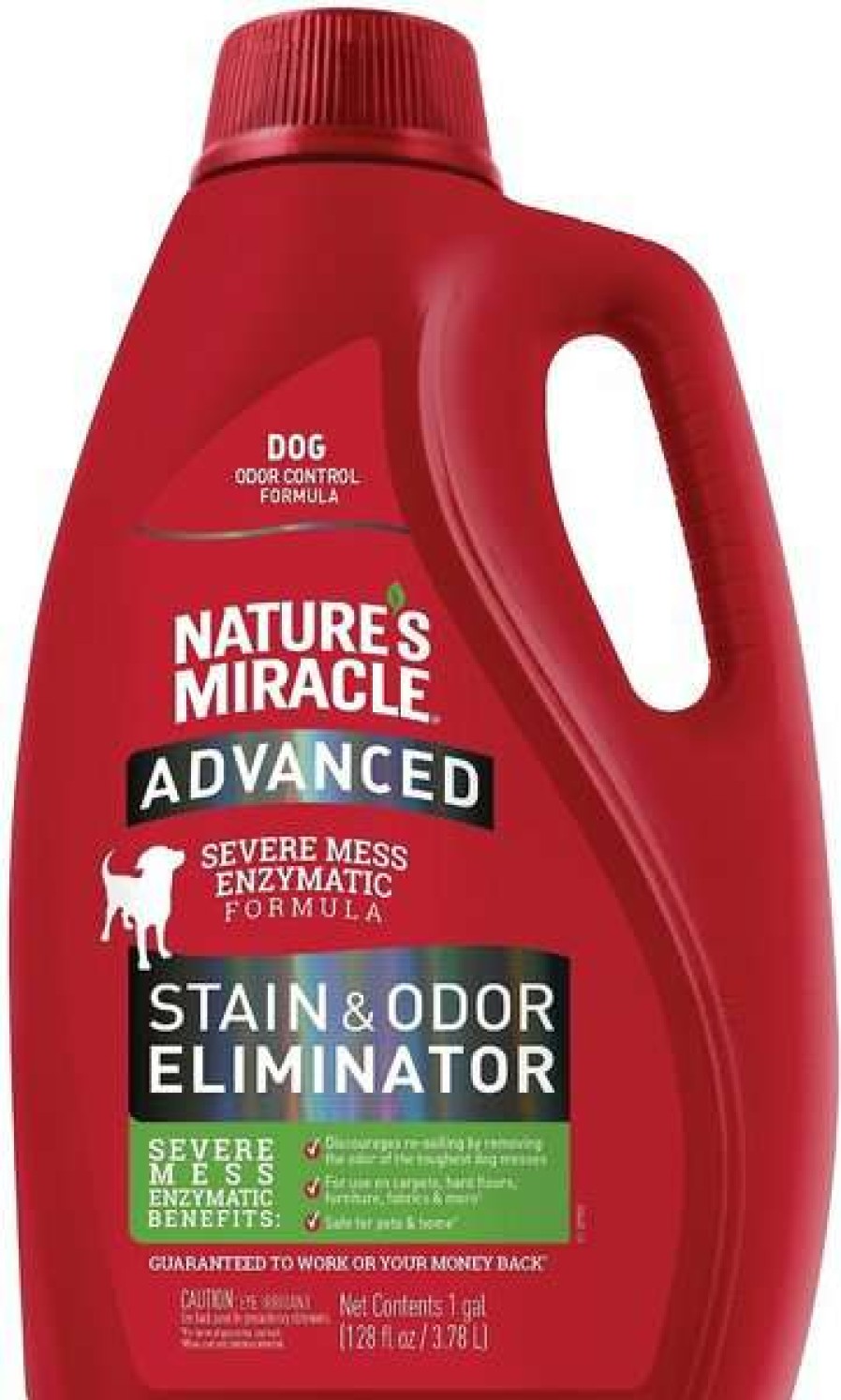 Cleaning & Potty * | Nature'S Miracle Advanced Dog Enzymatic Severe Mess Stain & Odor Eliminator, 1-Gal Bottle Hot Sale