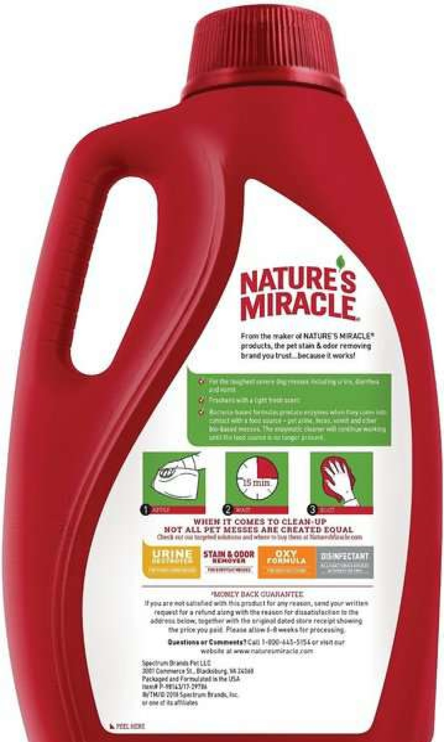 Cleaning & Potty * | Nature'S Miracle Advanced Dog Enzymatic Severe Mess Stain & Odor Eliminator, 1-Gal Bottle Hot Sale