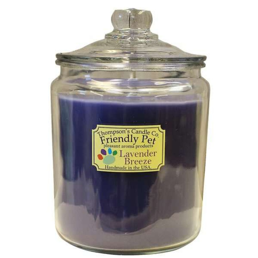 Home Goods * | Thompson'S Candle Co. Lavender Breeze Scented Friendly Pet Heritage Jar 3 Wick Candle Discount