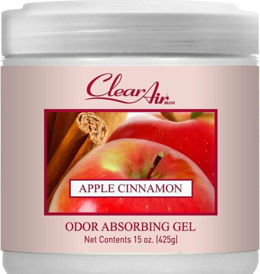 Cleaning & Potty * | Clear Air Odor Apple Cinnamon Absorbing Solid Gel, 15-Oz Jar, Online