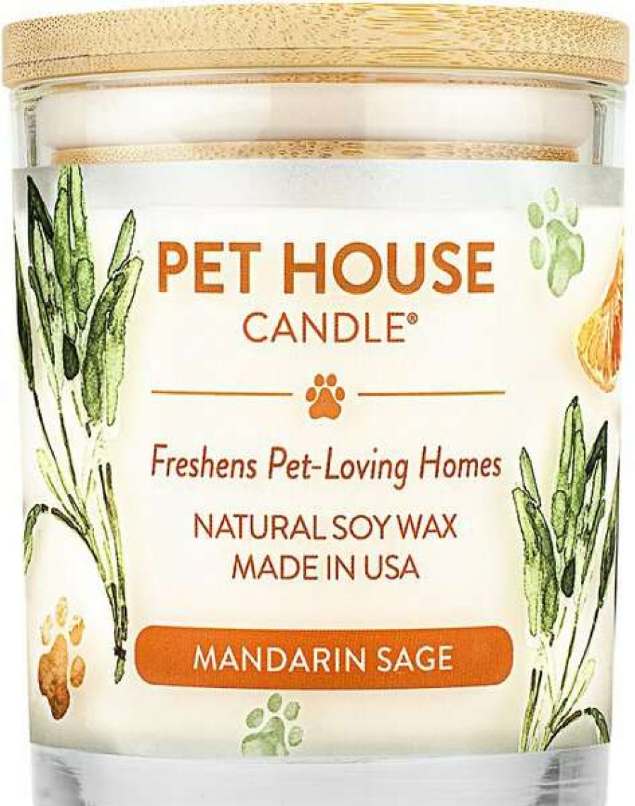 Home Goods * | Pet House Mandarin Sage Natural Soy Candle, 9-Oz Jar Shop