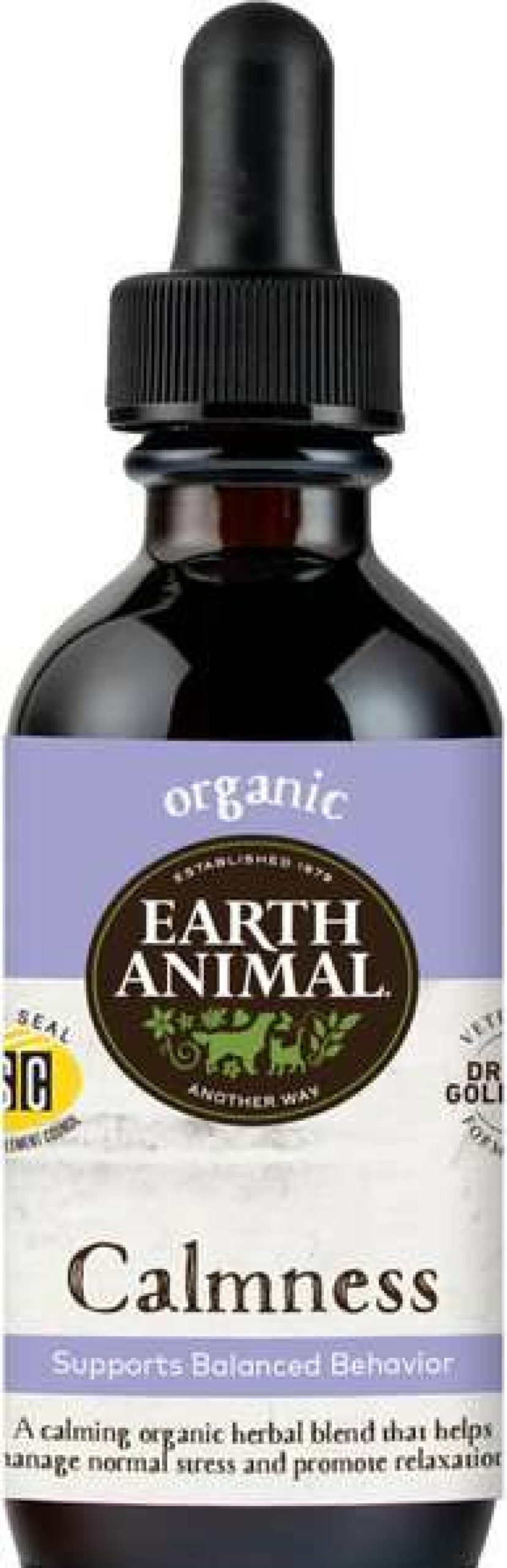 Cat * | Earth Animal Calmness Liquid Calming Supplement For Dogs & Cats, 2-Oz Bottle Online