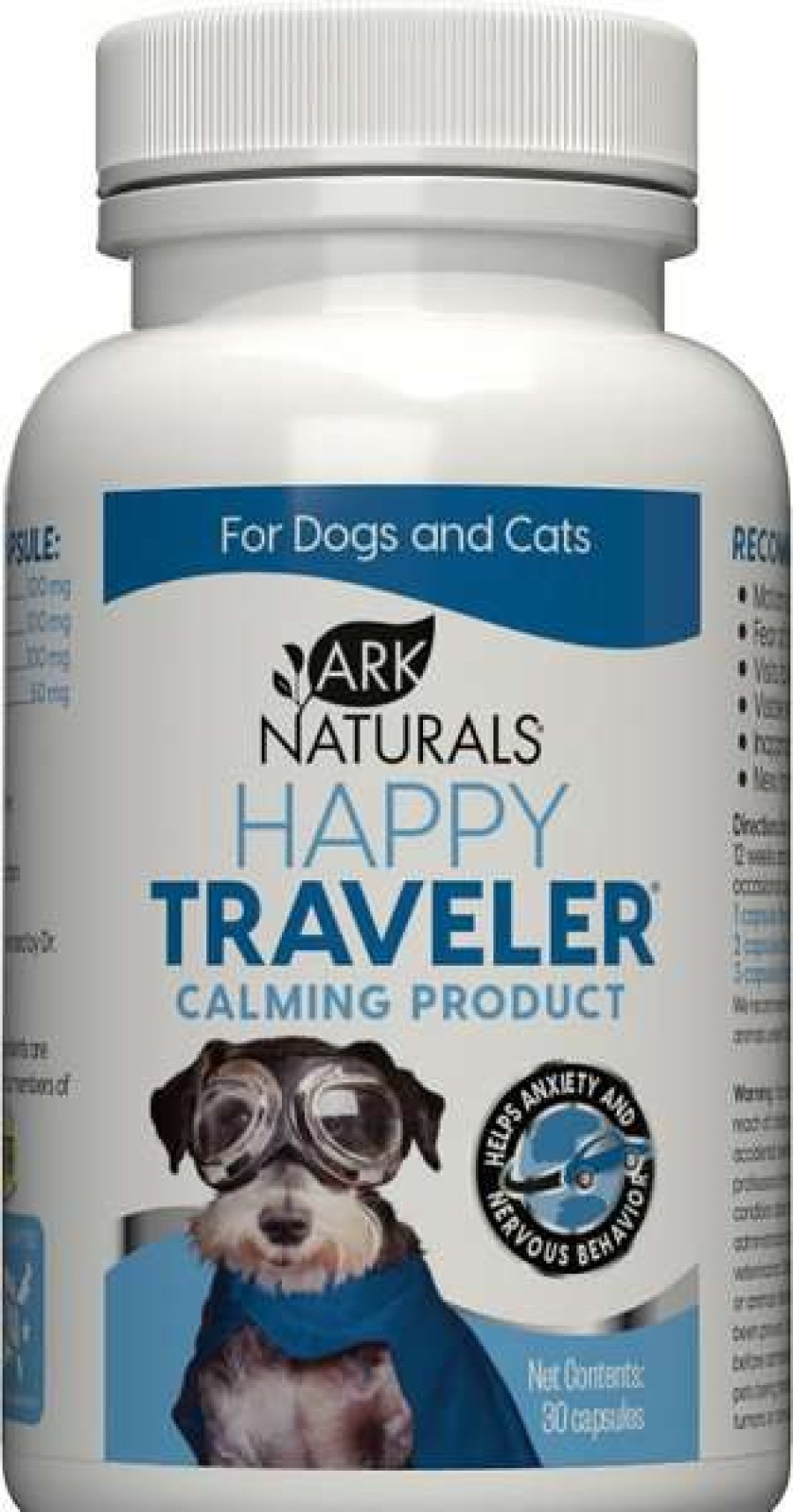 Cat * | Ark Naturals Happy Traveler Capsule Calming Supplement For Dogs & Cats, 30 Capsules Promotions