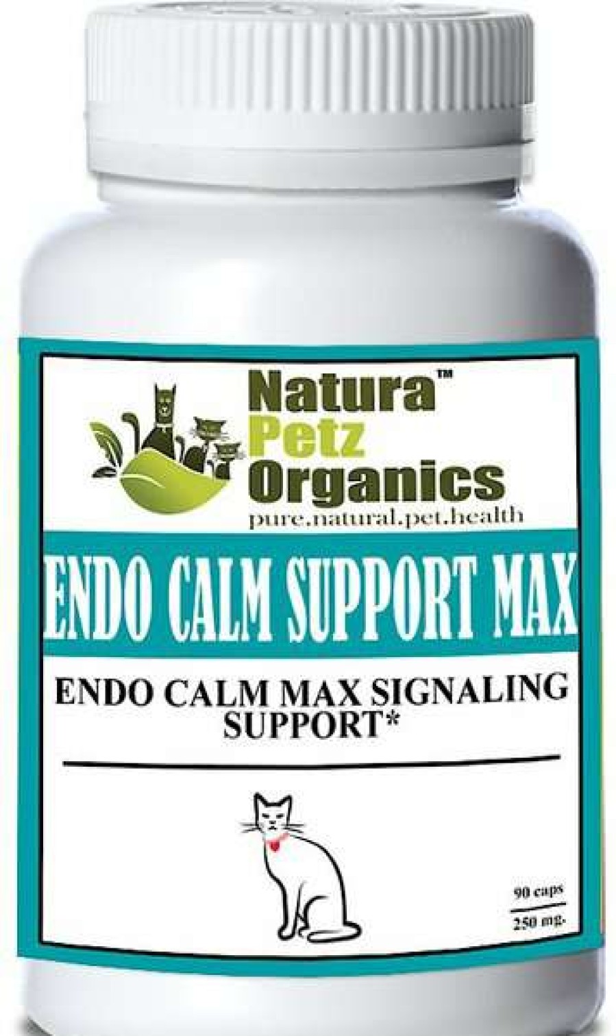 Cat * | Natura Petz Organics Endo Calm Support Max* Endo Calm Max Signaling Support* Cat Supplement, 90 Count Discount